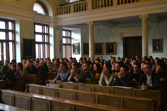 Sven Grosse hallgatósága