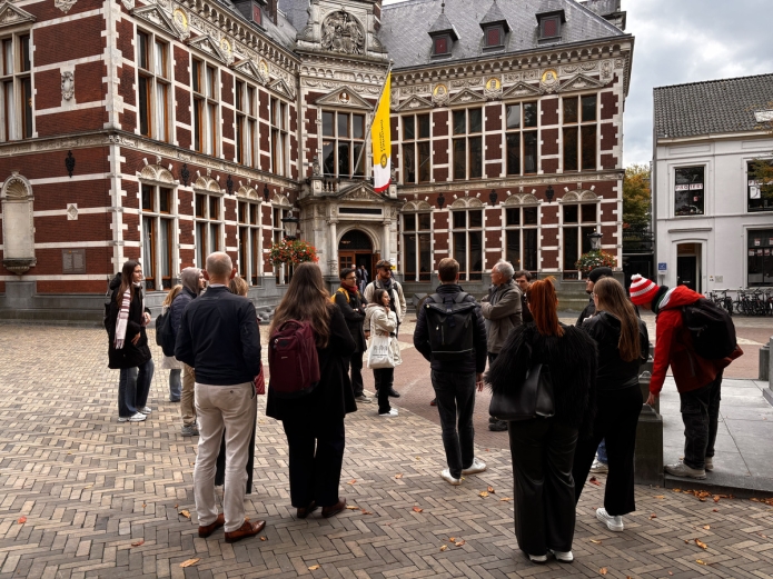 Az Utrechti Egyetem főépületének helyszíne