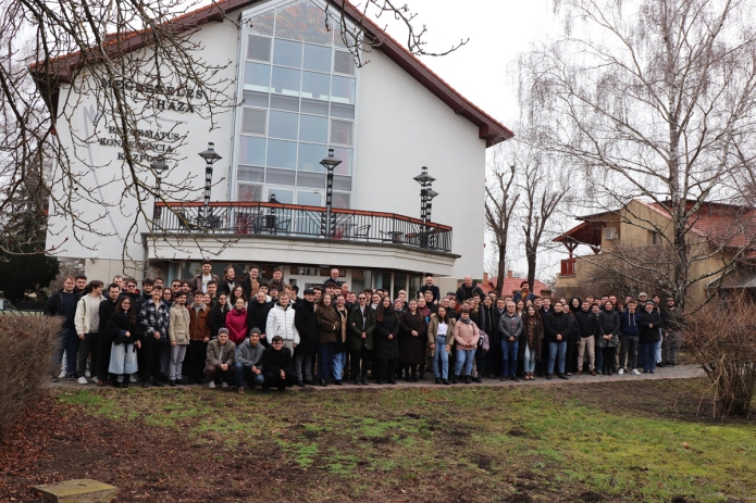 A berekfürdői csendesnapok résztvevői