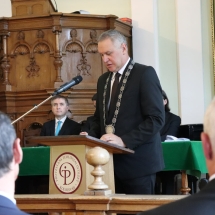 Kovács Sándor évértékelő beszédet mond